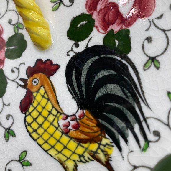 Ucagco Dining Vintage Ucagco Ceramicsjapan Early Provincial Rooster